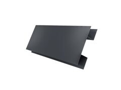 Планка H-образная БХ new PE с пленкой RAL RAL 7024 Мокрый асфальт 0,45