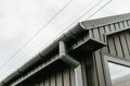 Угол желоба 135 градусов Классика 120 ПВХ Графит RAL 7024