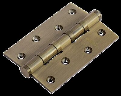 Петля карточная латунная универсальная MBU 100X70X3-4BB COF врезная, цвет кофе
