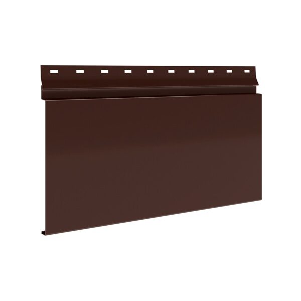 Скандинавский брус Модерн узкий GreenCoat Pural BT Коричневый RAL8017 3 м